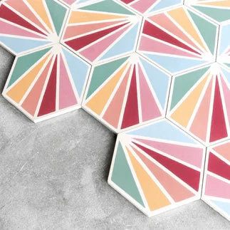 Rainbow Hexagon Collection