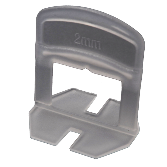 2 mm Fliesennivellierclips – Fliesenstärke 3-12 mm – 400 Stück