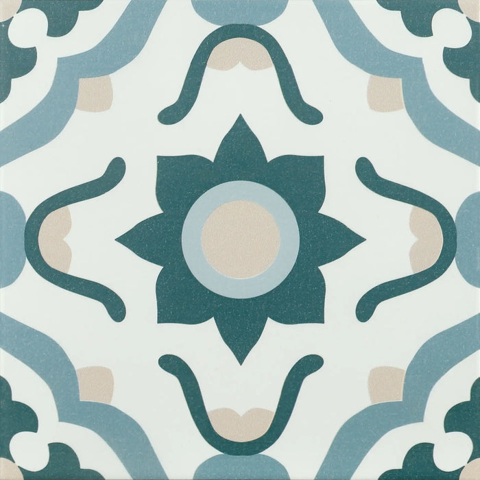 Andalusi Nazaar marokkansk flis 20 cm x 20 cm