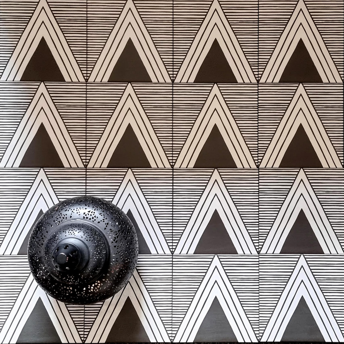 Almeira Giza Black | 20cm X 20cm | Wall & Floor Tile | Spanish Tile