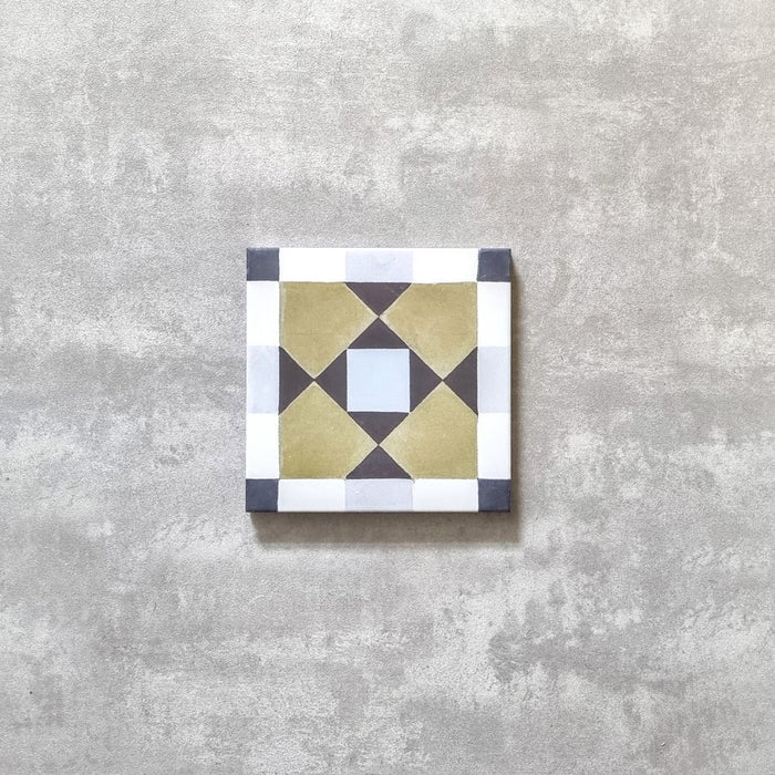 Ravello Mustard Moroccan | 20cm x 20cm | Order tile pattern