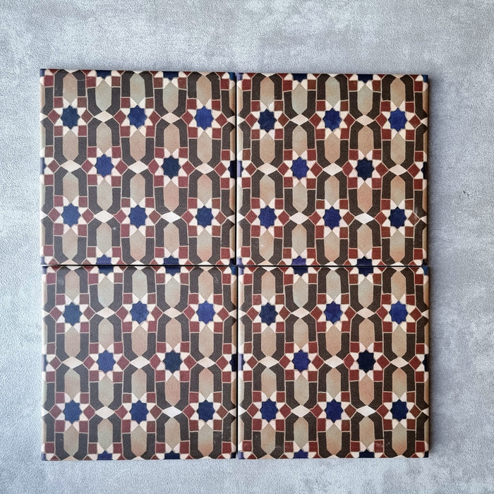 Marrakesch J MINI Marokkanisch Fliese 15cm x 15cm