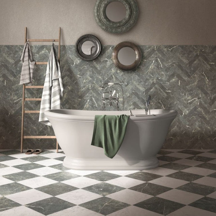 Vitoria Klassiker roheline marmorstiilis maleplaat | 30cm x 30cm