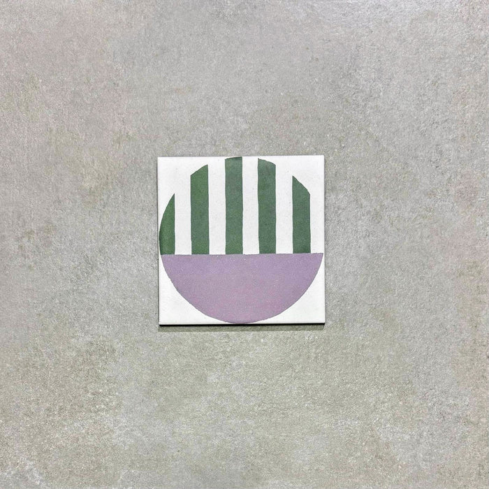 GANZE FLIESENPROBE Abstrakter Serit 20cm x 20cm