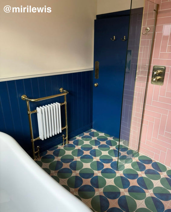 Abstrakter Ozean 20cm x 20cm