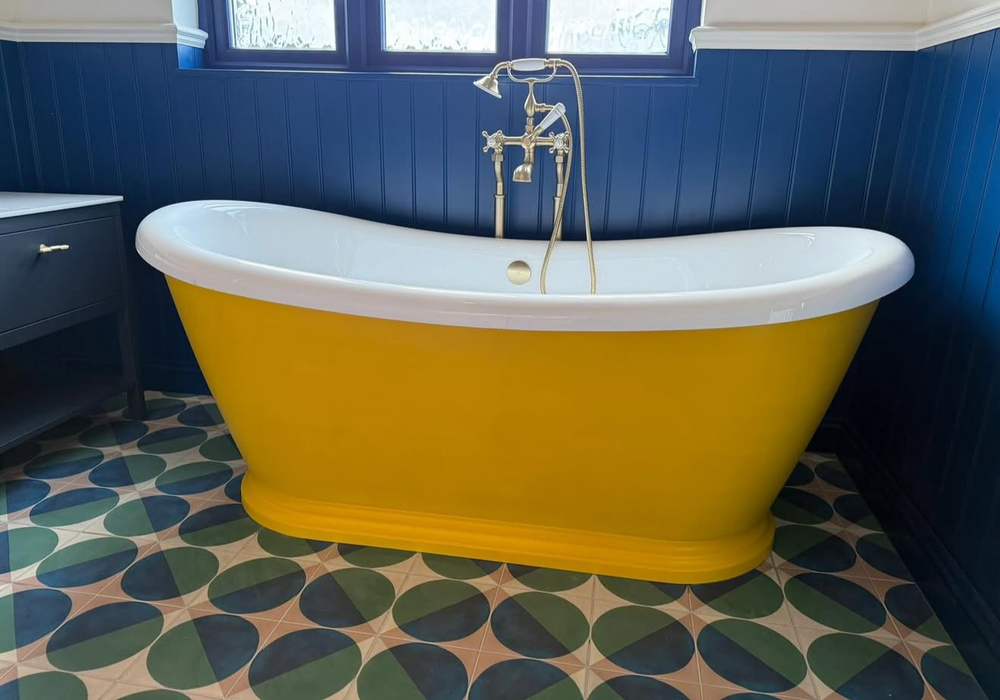 Abstrakter Ozean 20cm x 20cm