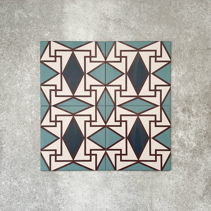 Abstrakter Iris 20cm x 20cm