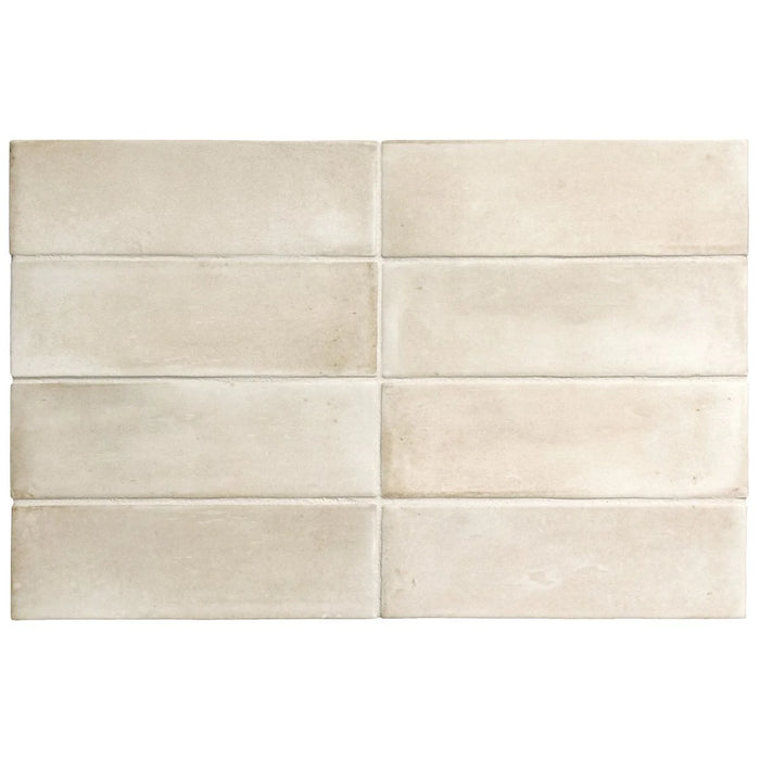 MUESTRA COMPLETA DE AZULEJO Atlas Cremig-Blanco Mini Ladrillo | AZULEJO MATE | 5cm x 15cm