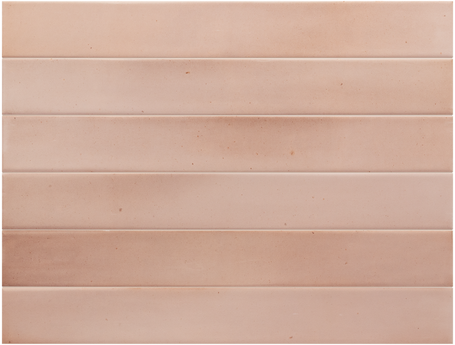 GANZE FLIESENPROBE Malediven Rosa Ziegel Matt | 5cm x 40cm