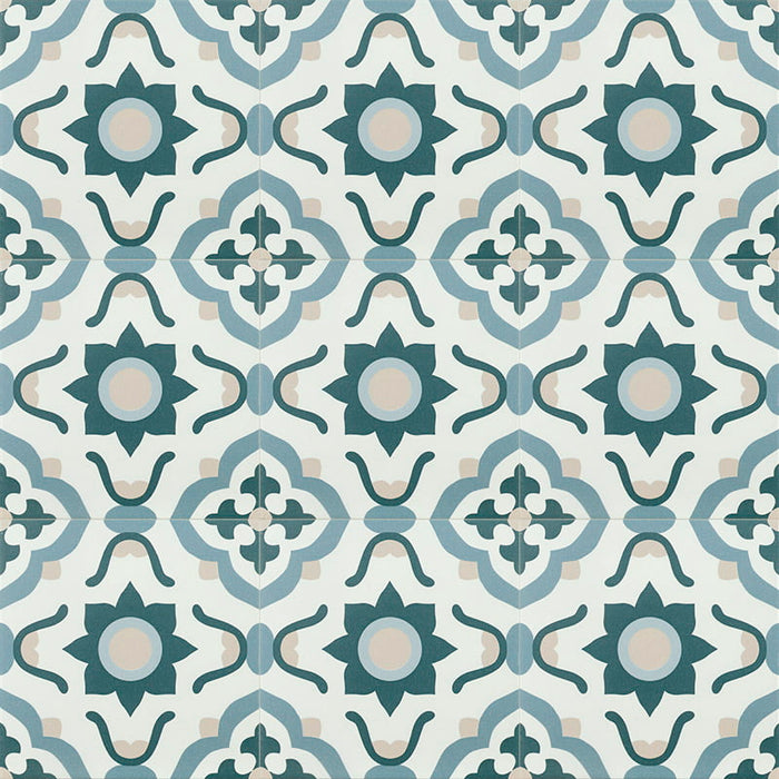 Andalusi Nazaar marokkansk flis 20 cm x 20 cm