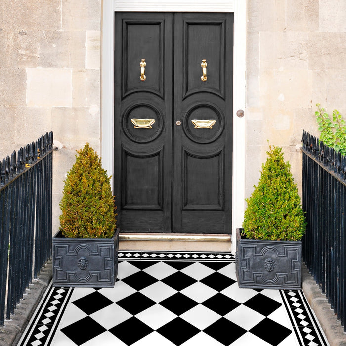 Manor plain weiße Sockel 20 cm x 20 cm