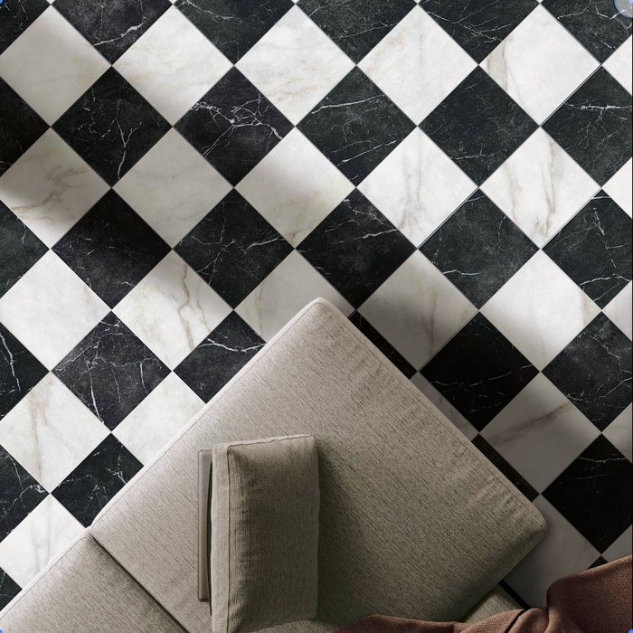 Vitoria Klassiker must marmorstiilis malesaare plaadid | 30cm x 30cm