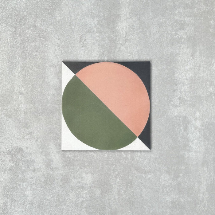 GANZE MUESTRA DE AZULEJO Luna abstracta 20cm x 20cm