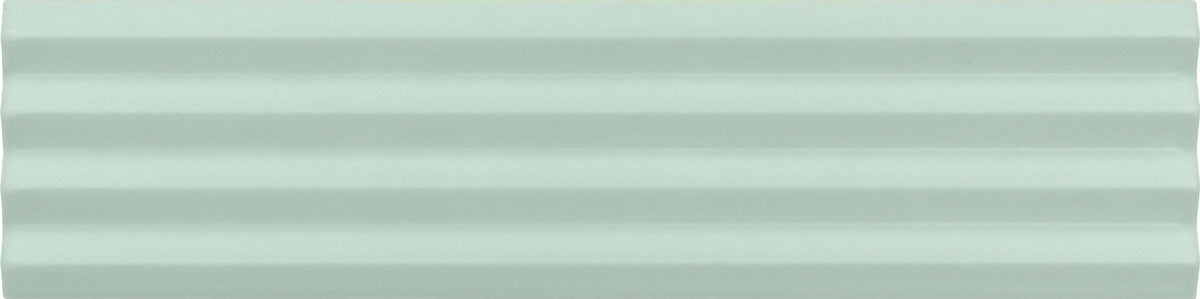 VISAS PLYTELIŲ PAVYZDYS Gallery Aloe Žalia DEKORAS Matinė Sieninė plytelė 5cm x 20cm