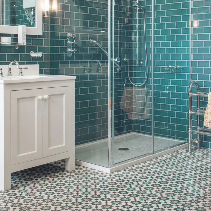 Andalusi Grün Marokkansk flis 20 cm x 20 cm