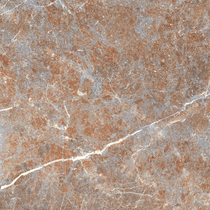 GESCHNITTENE FLIESENPROBE Vitoria Klassiker Piros Márvány Stílusú Sakkmintás Csempe | 30cm x 30cm