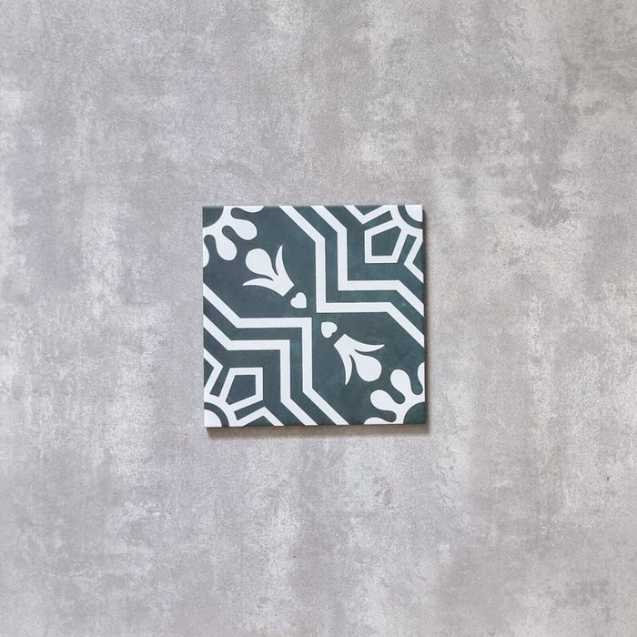 GANZE PLAADINÄIDIS Berlin Viktoriaanlik Roheline Maroko Maroko 20cm x 20cm