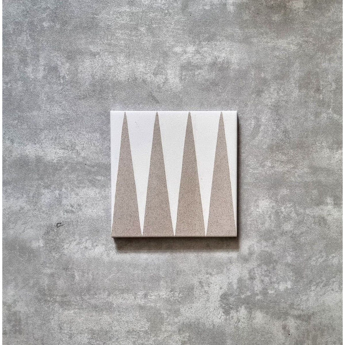 HELE FLISPRØVE Backgammon-flis Beige 20 cm x 20 cm