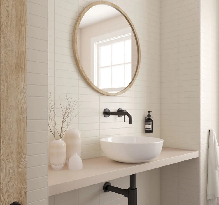 Gallery Beige Matt Wandfliese 5cm x 20cm