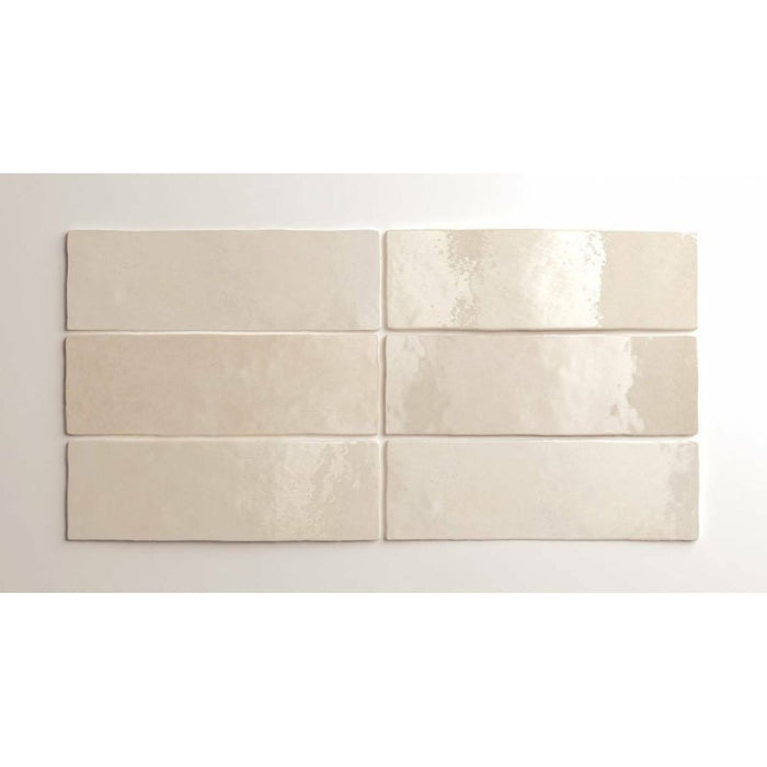 GANZE FLIESENPROBE Zellige Beige | Marokkanisch | 6,5 cm x 20 cm