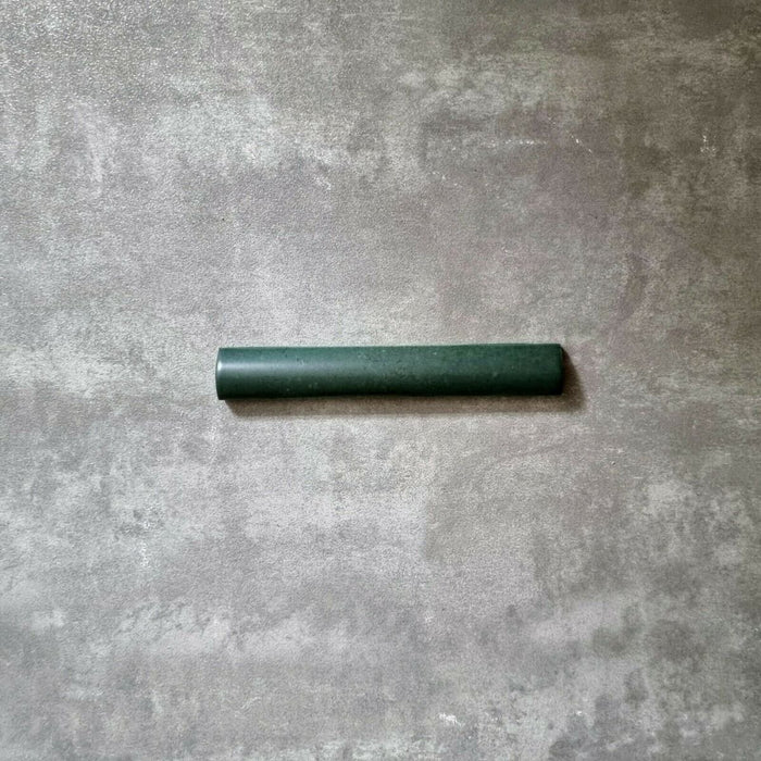 MUESTRA COMPLETA DE AZULEJO Zellige Verde Malaquita MATE Azulejo de borde 3cm x 20cm