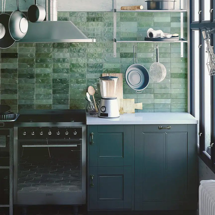 Vertrag Kits Roheline Läikiv Seinaplaat 31.6cm x 60cm