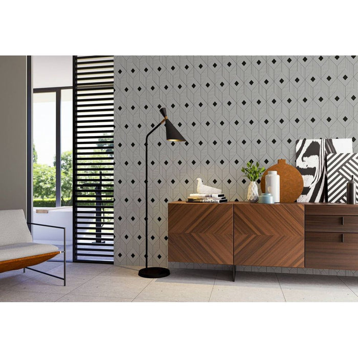 Kayak Fliesen | Schwarz & Weiß | Hexagon Fliesen | 17cm x 33cm