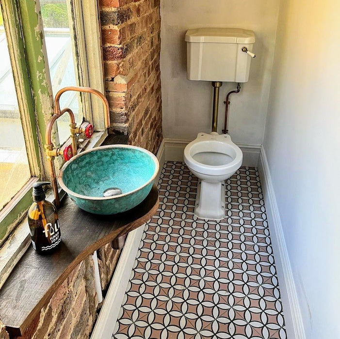 Kasbah Petulia Rosa portselanplaat seintele ja põrandale 20cm x 20cm