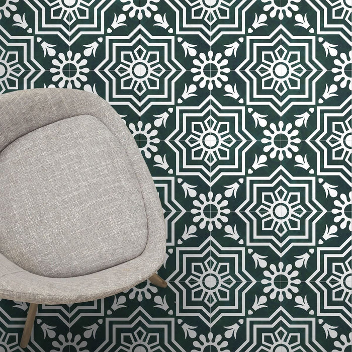 Berlin Viktoriansk Grønn Marokkansk Moroccan 20cm x 20cm