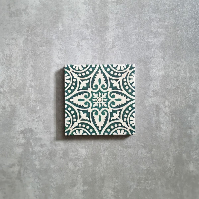 MUESTRA DE AZULEJO ENTERA Kuba Fleur de Lis 20cm x 20cm