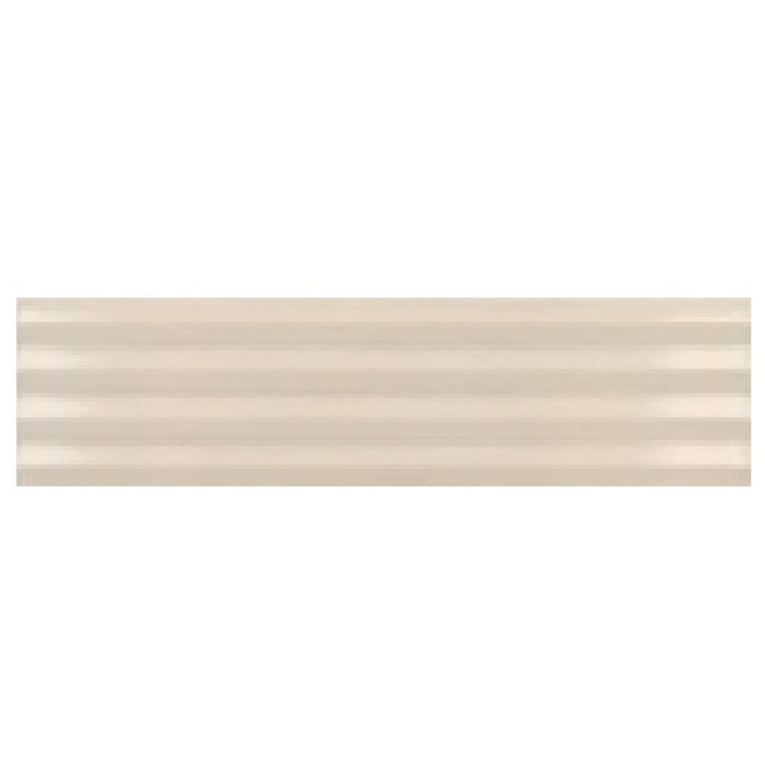 GANZE FLIESENPROBE Gallery DEKOR Beige Glänzende Wandfliese 5cm x 20cm