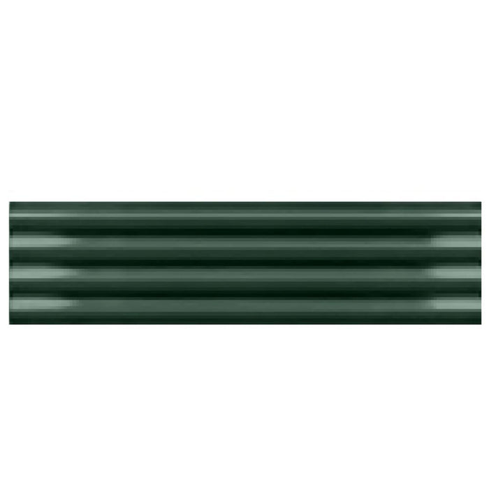 GANZE FLIESENPROBE Gallery Laurier Groen DEKOR Glanzende Wandtegel 5 cm x 20 cm