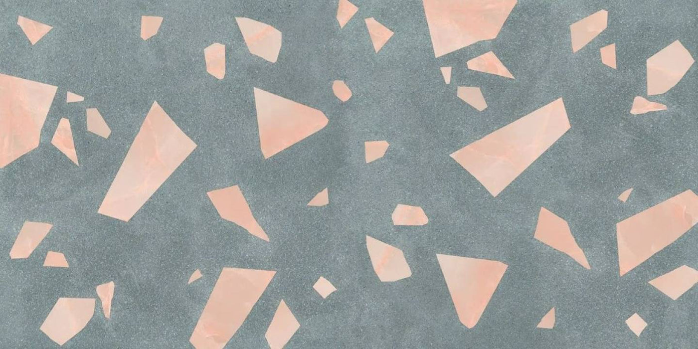 Melodie Rock Terrazzo Grün 60 × 120 cm