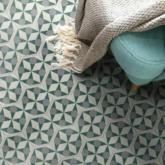 Kasbah Omairo kuusnurk 18,7 cm x 21,6 cm