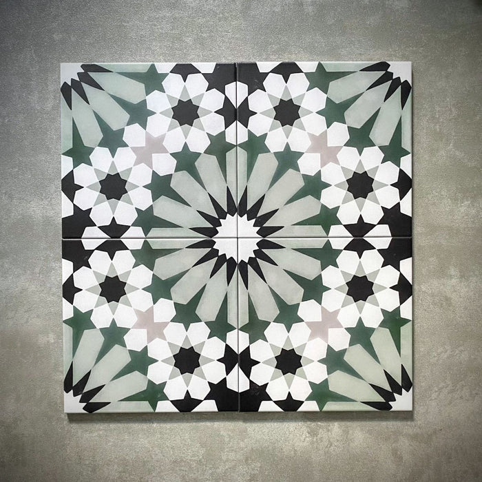 Fez Orchid Moroccan Tiles  20cm x 20cm