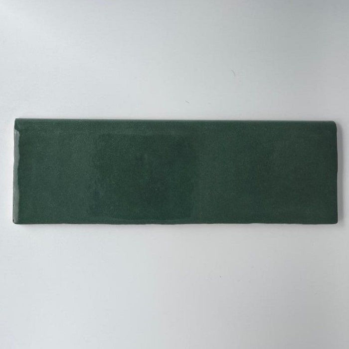 Zellige Royal Green Border Tiles 6.5cm x 20cm