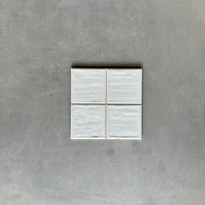 EGÉSZ CSEMPE MINTA Patisserie Négyzet | Fehér | Selyemfényű | 20cm x 20cm