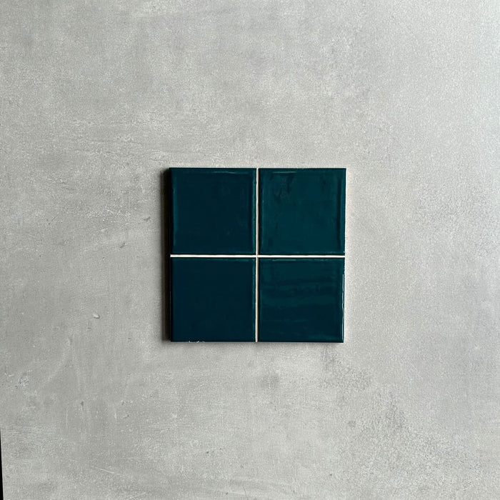 TELJES CSEMPE MINTA Patisserie Négyzet Petrolkék | Selyemfény | 20cm x 20cm