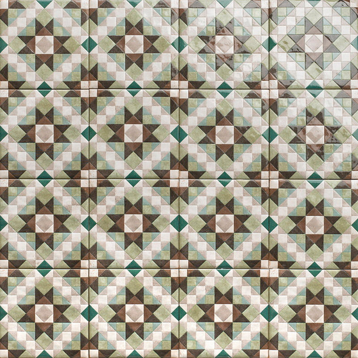 Menara Mini Adira Jade Maroko plaat 15 cm x 15 cm