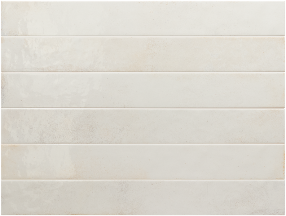 MUESTRA COMPLETA DE AZULEJO Maldivas Blanco Ladrillo brillante | 5cm x 40cm