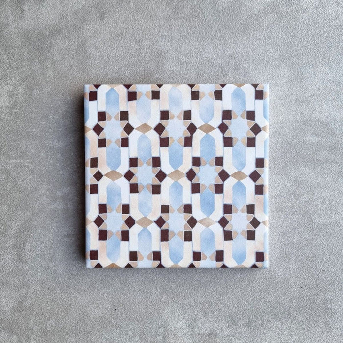 GANZE FLIESENPROBE Marrakesch D MINI Marokkanisch 15cm x 15cm