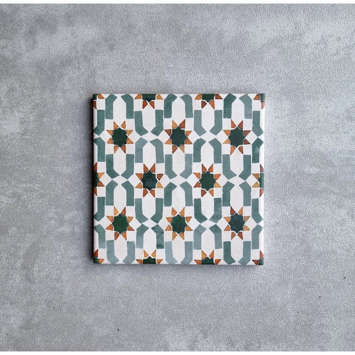 GANZE FLIESENPROBE Marrakesch F MINI Marokkanisch 15cm x 15cm