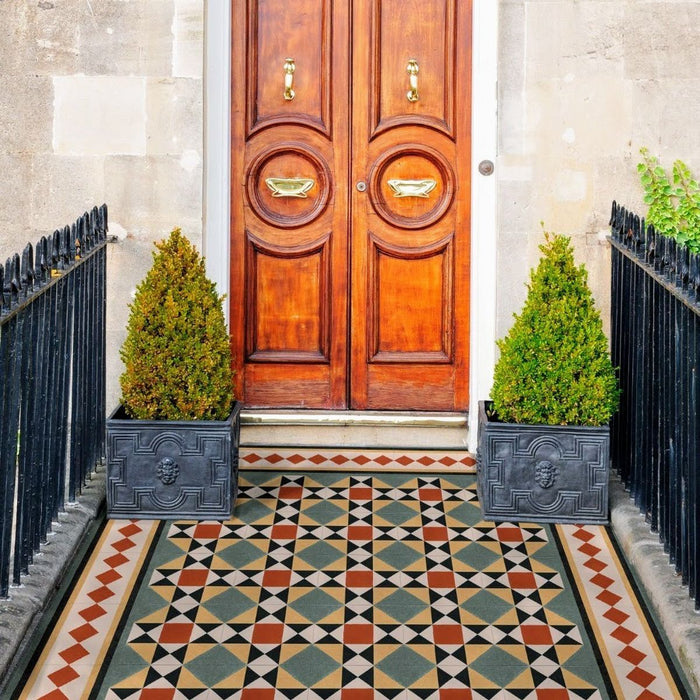 CAŁA PRÓBKA PŁYTKI Newton Manor Listwa 20cm x 20cm