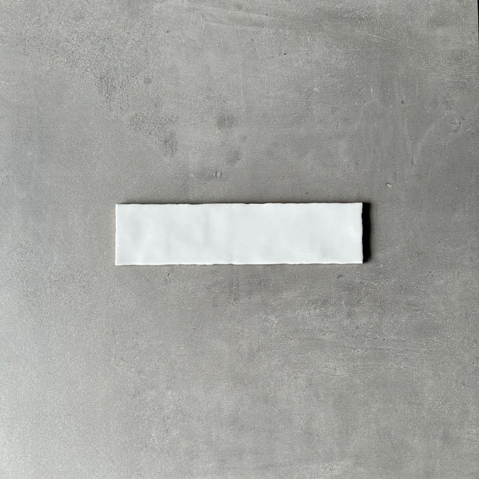 Nireobi Tile | Gloss White | 7.5cm x 30cm