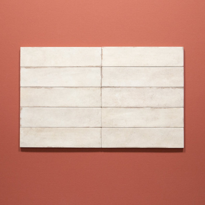 Nomadin Brick Cremig-Weiß Industriestil Wandfliese 6 cm x 24,6 cm