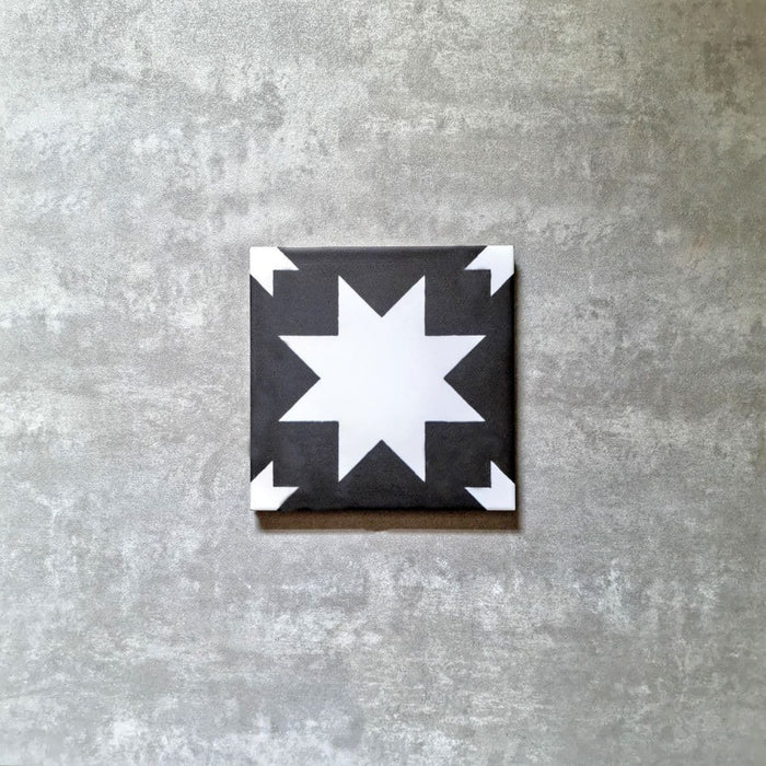 Khenifra Black Star 20cm x 20cm