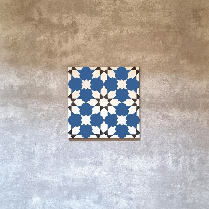 Madeira Blue Tile | Moroccan Tiles | 20cm x 20cm | Spanish Tiles