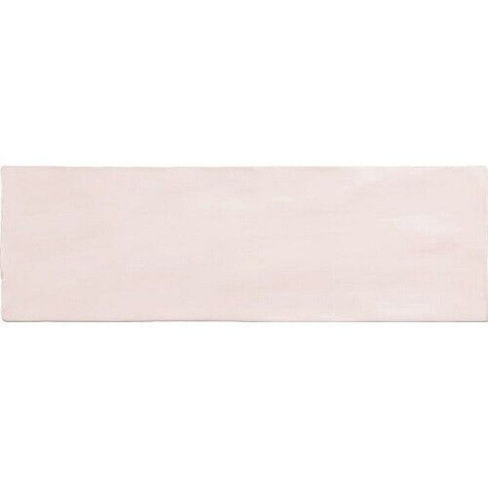 Zellige Pink Mist, marokkanischer handgefertigter Stil, 6,5 cm x 20 cm