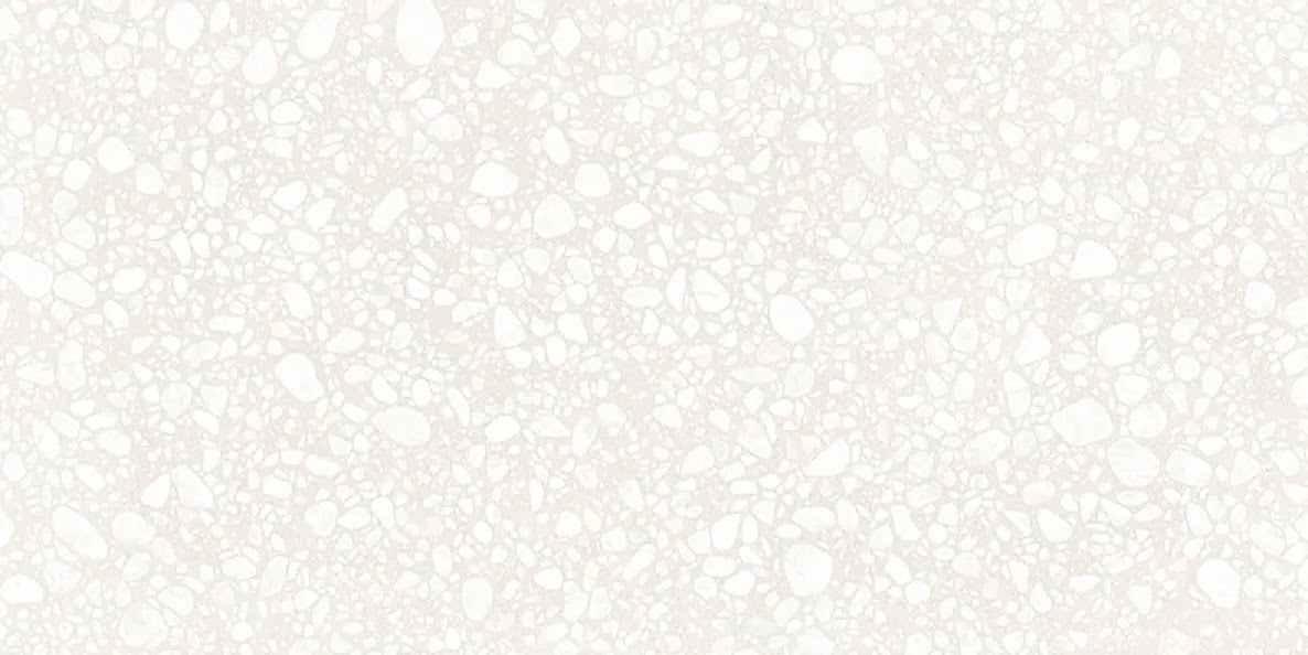 Melodie Pop Terrazzo Weiß 60 × 120 cm