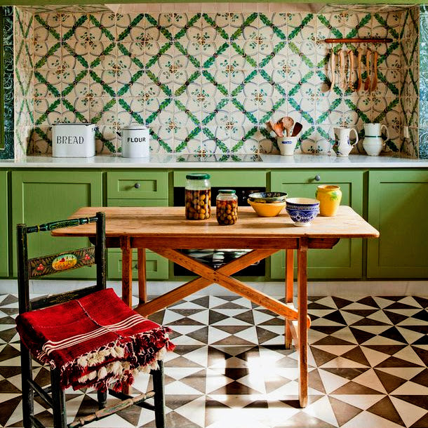 Harlekin Viertel Schwarz & Weiß 20cm x 20cm